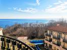First line! Spacious 2-bedroom apartment with a sea panorama and jacuzzi in Obzor